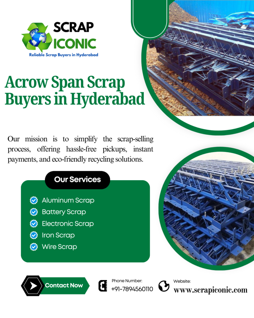 Acrow Span Scrap Buyers in Hyderabad 